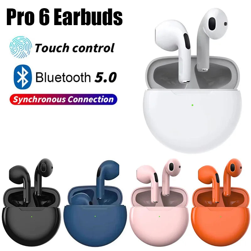 Original Pro 6 TWS Wireless Bluetooth Earphones