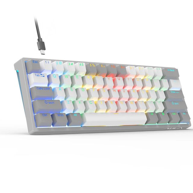 AULA RGB 60 Percent Wired Gaming Mechanical Keyboard Mini